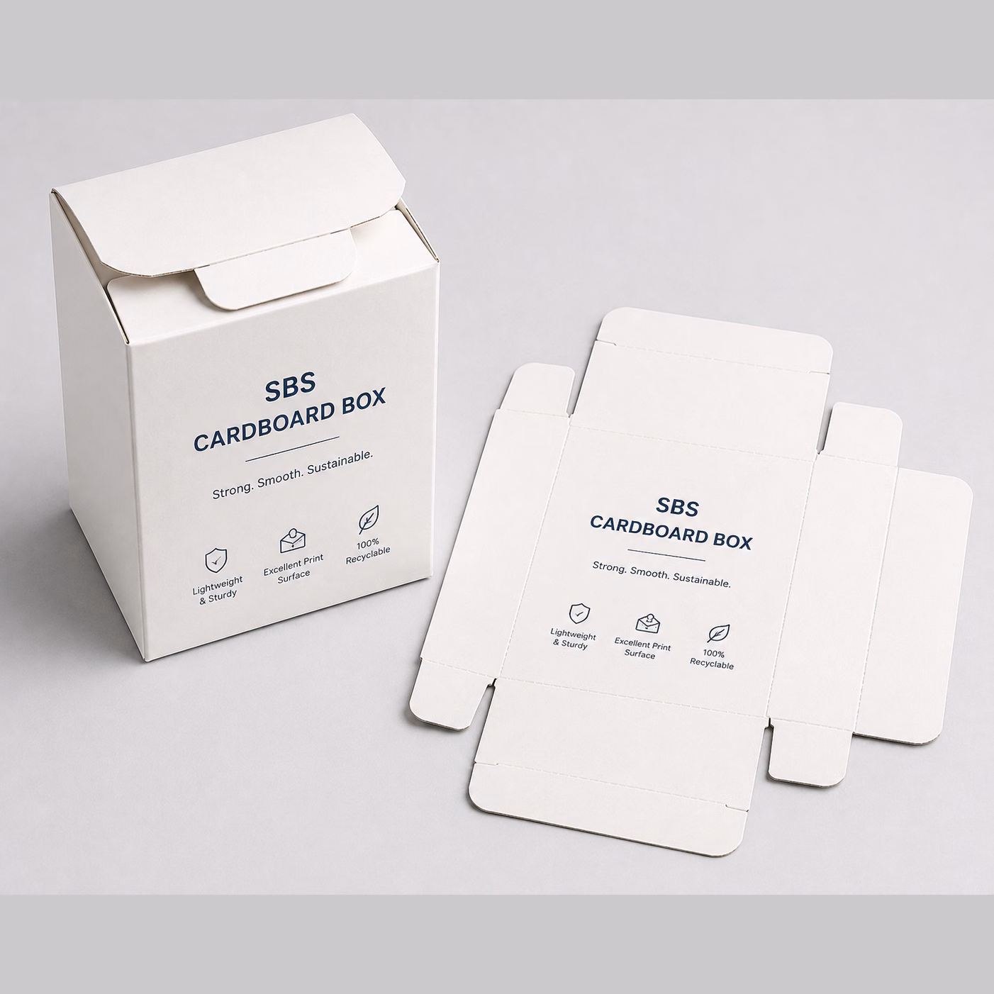 SBS and cardboard boxes